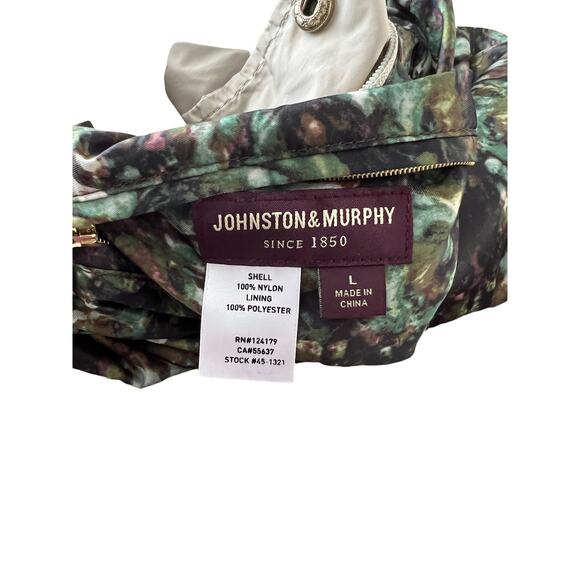 Johnston & Murphy Zip Up Reversible Jacket Hooded Long Sleeve L Large - Picture 9 of 10